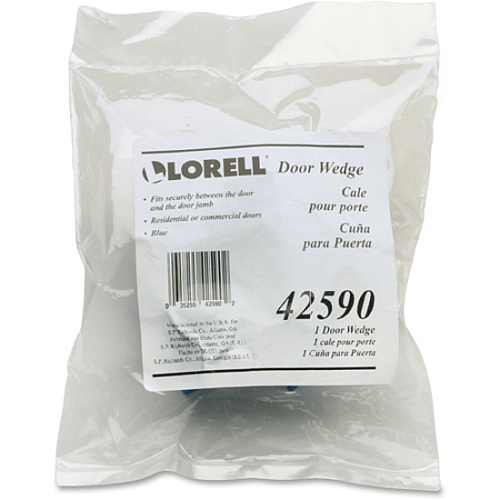 Lorell Door Wedge Foam - Blue - 1 Each (LLR42590)