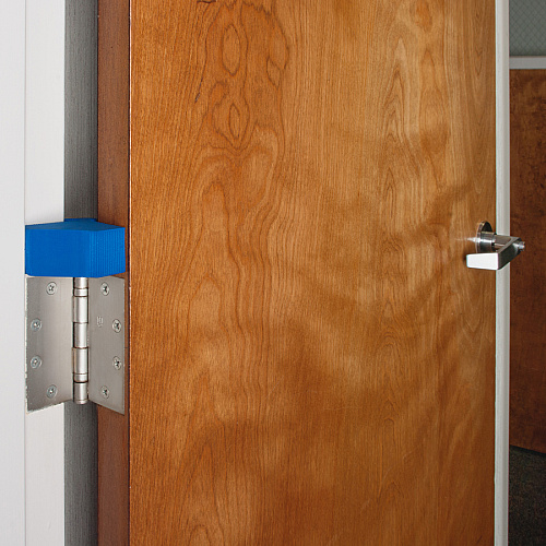 Lorell Door Wedge Foam - Blue - 1 Each (LLR42590)