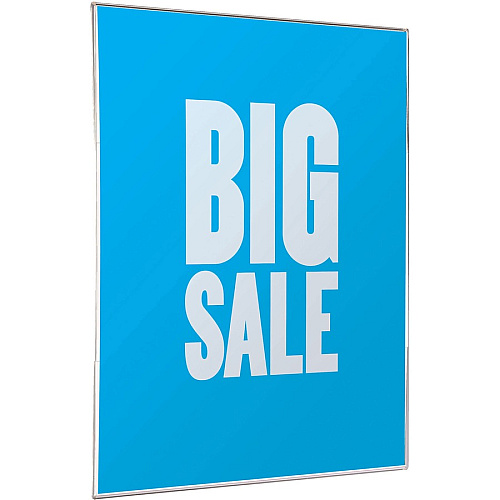 Lorell Cubicle Frame 8.50" Holding Width x 11" Holding Height - Rectangular Shape - Wall Mountable - Wall, File Cabinet, Locker, Cubicle - Acrylic - 1 Each (LLR49206)