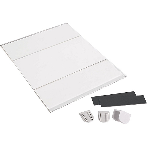 Lorell Cubicle Frame 8.50" Holding Width x 11" Holding Height - Rectangular Shape - Wall Mountable - Wall, File Cabinet, Locker, Cubicle - Acrylic - 1 Each (LLR49206)