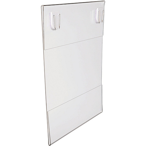 Lorell Cubicle Frame 8.50" Holding Width x 11" Holding Height - Rectangular Shape - Wall Mountable - Wall, File Cabinet, Locker, Cubicle - Acrylic - 1 Each (LLR49206)