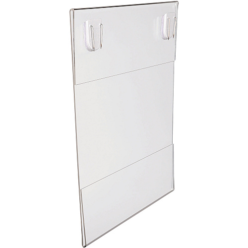 Lorell Cubicle Frame 8.50" Holding Width x 11" Holding Height - Rectangular Shape - Wall Mountable - Wall, File Cabinet, Locker, Cubicle - Acrylic - 1 Each (LLR49206)