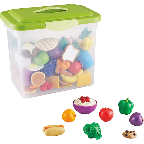 New Sprouts - Classroom Play Food Set 1 Set - 2 Year - Multi - Plastic (LER9723)