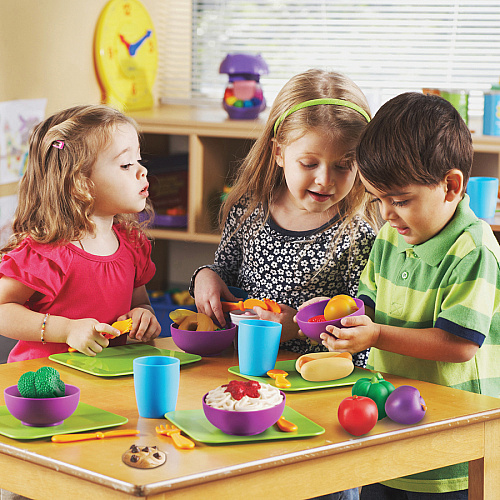 New Sprouts - Classroom Play Food Set 1 Set - 2 Year - Multi - Plastic (LER9723)