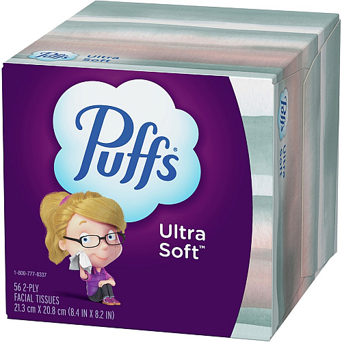 Puffs Ultra Facial Tissue White/ - 56 / Box (35038)