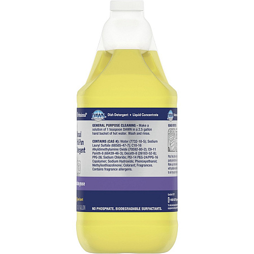 Dawn&reg; Pro Manual Pot & Pan Detergent, Lemon Scent, 4 Gallons 128 fl oz (4 quart) - Lemon Scent - Long Lasting - Clear - 4 / Carton (57444)