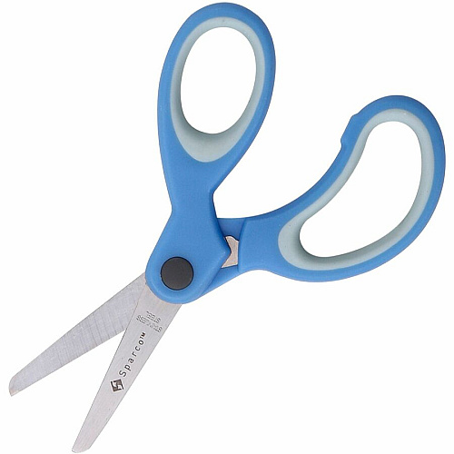 Sparco 5" Kids Blunt End Scissors 5" Overall Length - Blunted Tip - Blue - 1 Each (39045)