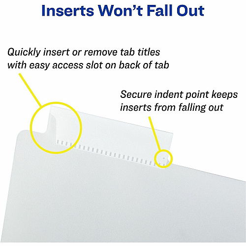 Avery&reg; Big Tab Plastic Dividers with Pockets, 8-Tab 8 x Divider(s) - 8 Tab(s) - 8 Tab(s)/Set - 9.3" Divider Width x 11.25" Divider Length - 3 Hole Punched - Multicolor Plastic Divider - Clear Plastic Tab(s) - PVC-free, Hole-punched, Insertable (07709)