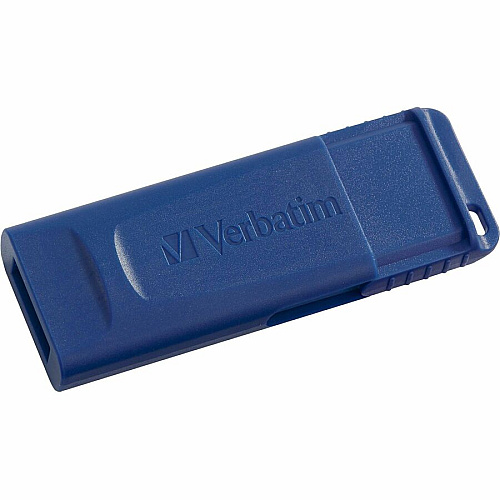 Microban 128GB USB Flash Drive - Blue 128 GB - USB 2.0 Type A - Blue - 5 Year Warranty - 1 Each - TAA Compliant (98659)