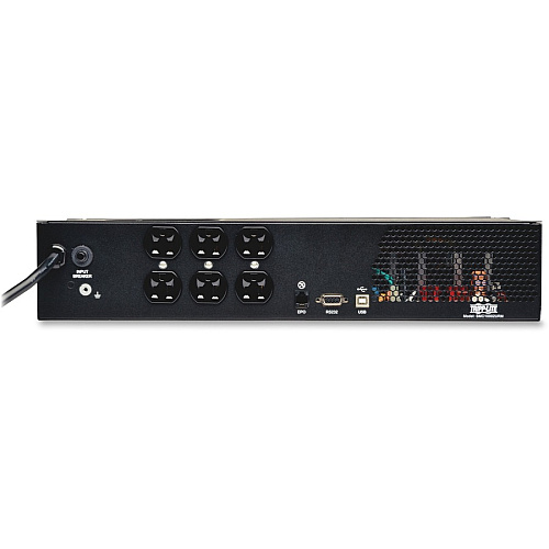 Tripp Lite by Eaton SmartPro 120V 1kVA 700W Line-Interactive Sine Wave UPS, 2U Rack/Tower, LCD, USB, DB9, 6 Outlets 2U Rack/Tower - 6.40 Minute Stand-by - 120 V AC Input - 120 V AC Output - Serial Port - USB - 6 x NEMA 5-15R Receptacle(s) (SMC10002URM)