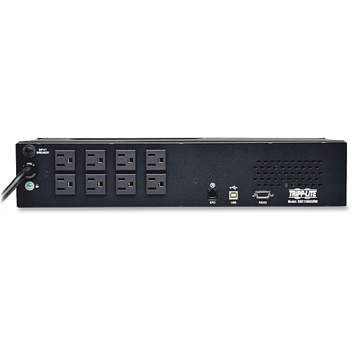 Tripp Lite by Eaton SmartPro 120V 1.5kVA 1kW Line-Interactive Sine Wave UPS, 2U Rack/Tower, LCD, USB, DB9, 8 Outlets 2U Rack/Tower - 6.50 Minute Stand-by - 120 V AC Input - 120 V AC Output - Serial Port - USB - 8 x NEMA 5-15R Receptacle(s) - (SMC15002URM)