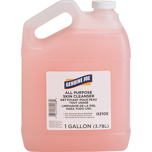 Genuine Joe All Purpose Skin Cleanser 1 gal - Hand, Skin - Pink - 4 / Carton (GJO02105CT)