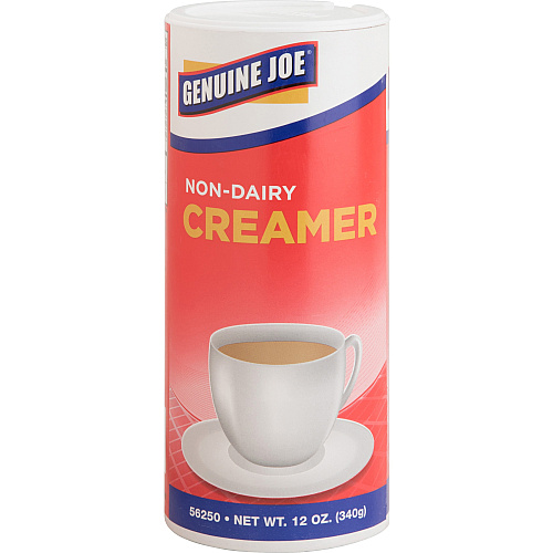 Genuine Joe Nondairy Creamer Canister 0.75 lb (12 oz) - 3/Pack - 8 / Carton (GJO56250CT)