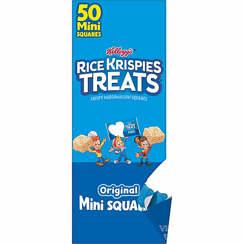 Kellogg's&reg Rice Krispies Treats&reg Minis Individually Wrapped - Original - 1 Serving Pack - 50 / Box (12346)