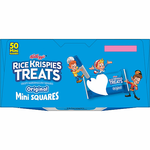 Kellogg's&reg Rice Krispies Treats&reg Minis Individually Wrapped - Original - 1 Serving Pack - 50 / Box (12346)