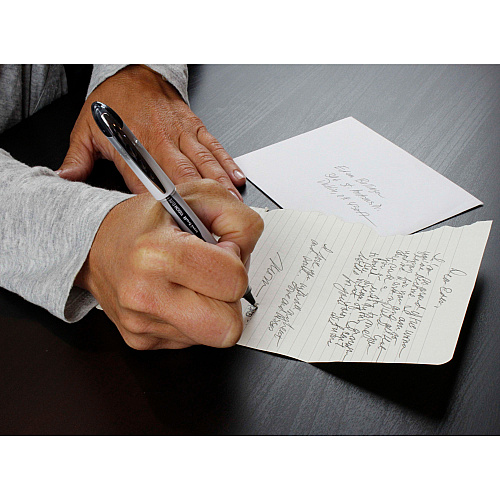 uni-ball uniball&trade; Vision Elite Rollerball Pen 0.5 mm Micro Pen Point - Black Ink - 1 Dozen (69000DZ)