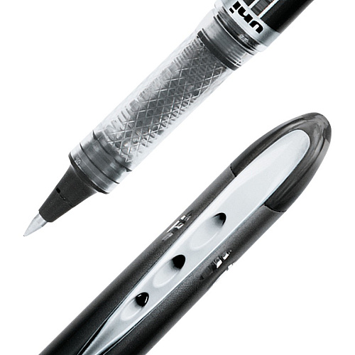 uni-ball uniball&trade; Vision Elite Rollerball Pen 0.5 mm Micro Pen Point - Black Ink - 1 Dozen (69000DZ)