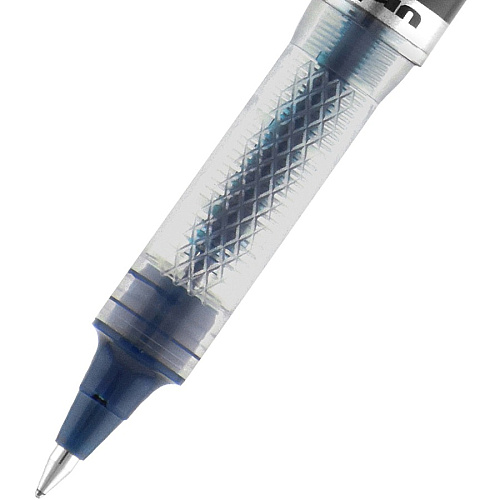 uni-ball uniball&trade; Vision Elite BLX Rollerball Pen 0.5 mm Micro Pen Point - Black/Blue Ink - Pigment-based - 1 Dozen (69020DZ)