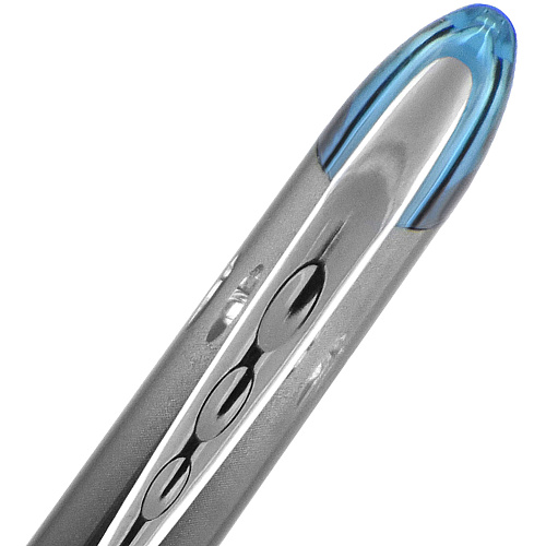 uni-ball uniball&trade; Vision Elite BLX Rollerball Pen 0.5 mm Micro Pen Point - Black/Blue Ink - Pigment-based - 1 Dozen (69020DZ)