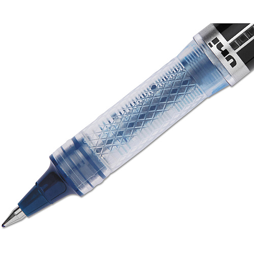 uni-ball uniball&trade; Vision Elite BLX Rollerball Pen 0.5 mm Micro Pen Point - Black/Blue Ink - Pigment-based - 1 Dozen (69020DZ)