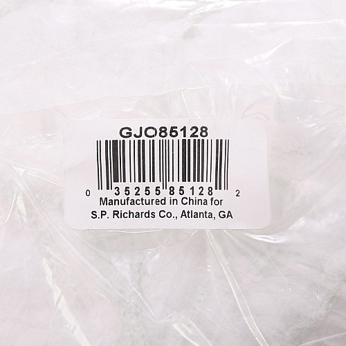 Genuine Joe Beard Cap White - Comfortable, Breathable - 100 / Bag (GJO85128)