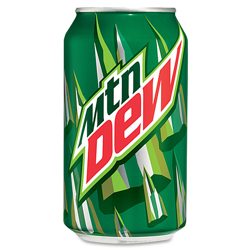 Mountain Dew Soft Drink Ready-to-Drink - 12 fl oz (355 mL) - 12 / Pack (83776)