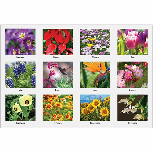House of Doolittle EarthScapes Flowers 18-1/2" Desk Pad (1596)
