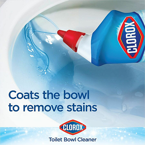 Clorox Toilet Bowl Cleaner Lime & Rust Destroyer For Toilet Bowl - 24 fl oz (0.8 quart) - Recommended For: Stain Remover, Rust Remover, Limescale Remover, Bacteria Remover, Dirt Remover, Grime Remover, Odor Remover - Bleach-free, Disinfectant, Deo (00275)