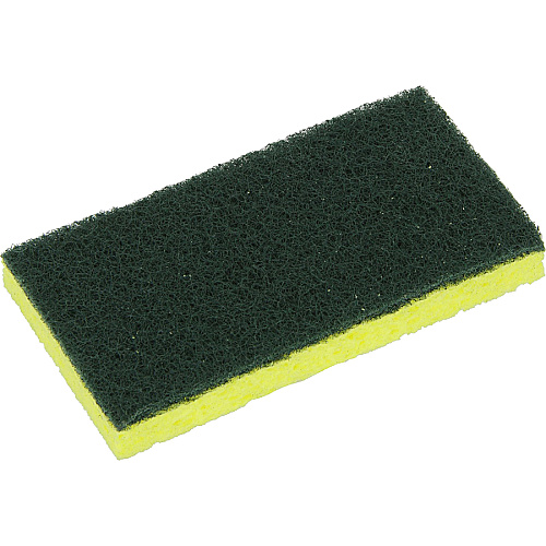 Impact Cellulose Scrubber Sponge 0.9" Height x 3.2" Width x 6.3" Length - 5 / Pack - Cellulose - Yellow, Green (7130P)