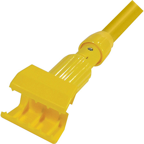 Rubbermaid Commercial Gripper 60" Vinyl/Aluminum Wet Mop Handle 60" Length - Yellow - Vinyl, Aluminum, Plastic - 1 Each (H236000000)