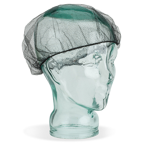 Genuine Joe Black Nylon Hair Net Recommended for: Food Handling, Food Processing - Large - 21" Stretched Diameter - Contaminant Protection - Nylon - Black - Comfortable, Lightweight, Durable, Tear Resistant - 100 / Pack (GJO85135)