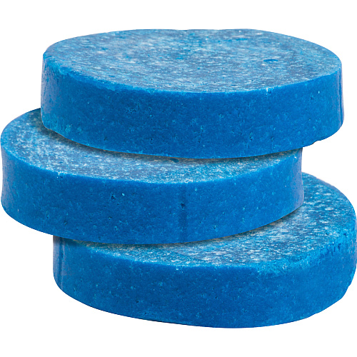 Genuine Joe Non-para Toss Blocks Non-para Deodorizer, Water Soluble, Acid-free, Biodegradeable - 12 / Carton - Blue (GJO58333CT)