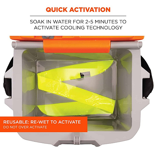Chill-Its Evaporating Cooling Bandana Lime (12301)