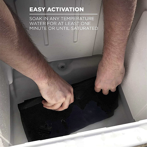 Chill-Its Evaporative Cooling Towel Gray - 1 Each (12438)
