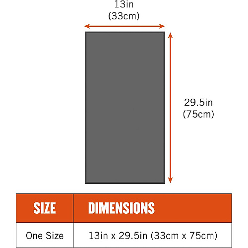 Chill-Its Evaporative Cooling Towel Orange - 1 Each (12441)