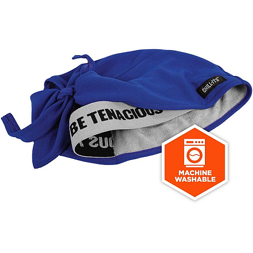 Chill-Its High-performance Dew Rag Universal Size - Elastic - Blue (12481)