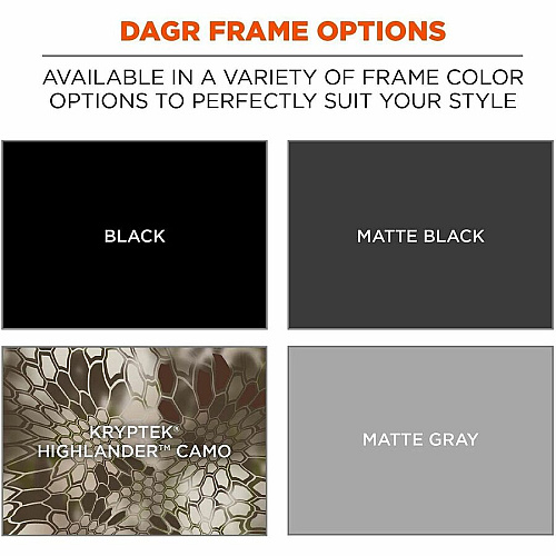 Ergodyne Clear Lens/Gray Half Frame Safety Glasses Ultraviolet Protection - Clear, Smoke Lens - Matte Gray Frame - Durable, Flexible, Non-slip, Scratch Resistant, Perspiration Resistant, Comfortable - 1 Each (52100)