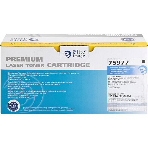 Elite Image Remanufactured Toner Cartridge - Alternative for HP (83A) 1500 Pages (75977)