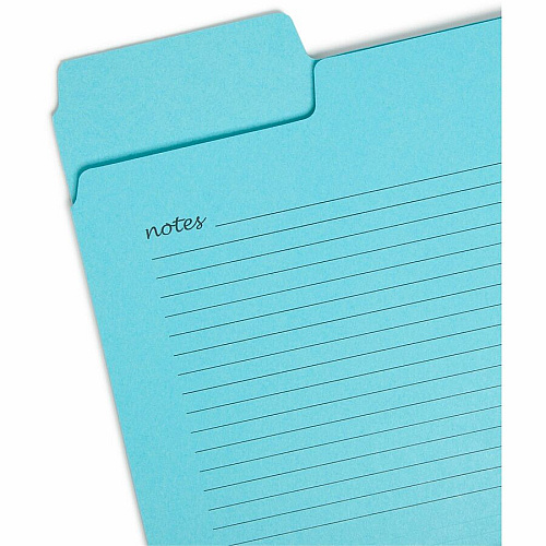 Smead SuperTab 1/3 Tab Cut Letter Recycled Top Tab File Folder 8 1/2" x 11" - Top Tab Location - Assorted Tab Position - 11 pt. - 1 Plys - Pink, Yellow, Goldenrod, Aqua - Labeling Area, Sturdy, Durable - 10% Recycled - 12 / Pack (11650)
