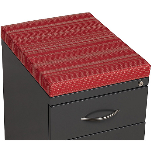 Lorell Premium Box/File Mobile File Cabinet with Arm Pull 15" Width x 19.9" Depth x 21.8" Height - 2 x Drawer(s) for Box, File - Letter - Vertical - Pencil Tray, Ball-bearing Suspension, Drawer Extension, Durable - Charcoal - Steel - Recycled (LLR79134)