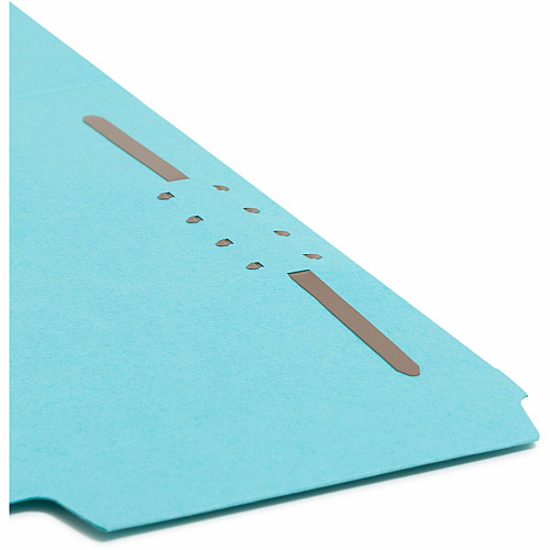 Smead SuperTab 1/3 Tab Cut Letter Recycled Top Tab File Folder 8 1/2" x 11" - 1 x 2K Fastener(s) - Top Tab Location - 11 pt. - 2 Plys - Pink, Yellow, Goldenrod, Aqua - Preprinted, Reinforced, Durable, Labeling Area - 10% Recycled - 24 / Pack (11974)