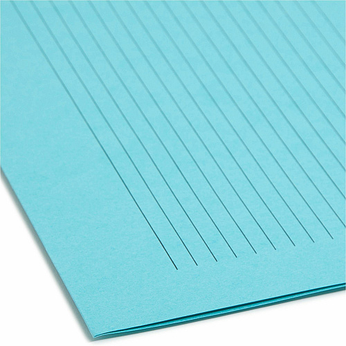 Smead SuperTab 1/3 Tab Cut Letter Recycled Top Tab File Folder 8 1/2" x 11" - 1 x 2K Fastener(s) - Top Tab Location - 11 pt. - 2 Plys - Pink, Yellow, Goldenrod, Aqua - Preprinted, Reinforced, Durable, Labeling Area - 10% Recycled - 24 / Pack (11974)
