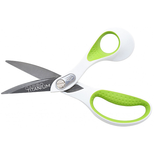 Westcott 8" Bent CarboTitanium Scissors 8" Overall Length - Bent - Titanium - Pointed Tip - Gray - 1 Each (16446)