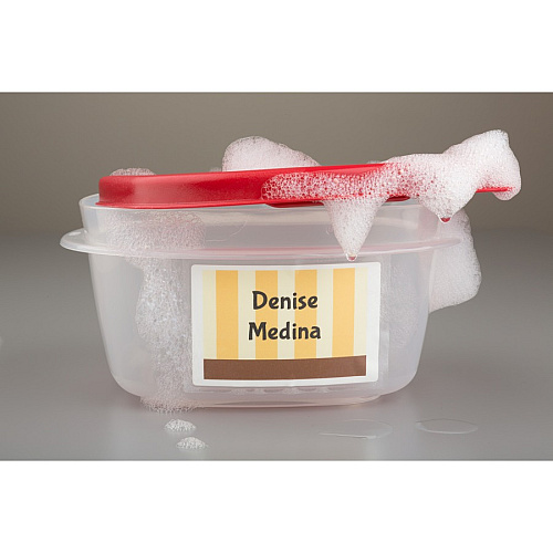 Avery&reg; Easy Align ID Label 2 5/16" Width x 3 5/16" Length - Permanent Adhesive - Rectangle - Inkjet, Laser - White - Film - 4 / Sheet - 25 Total Sheets - 100 Total Label(s) - 100 / Pack (00756)