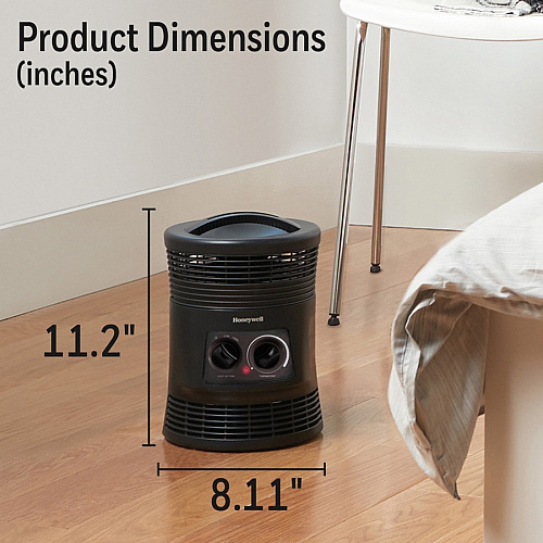 Honeywell Surround Fan-forced Heater 2 x Heat Settings - White (HHF360W)
