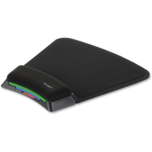 Kensington SmartFit Mouse Pad 10.38" Width x 10.25" Depth - Black - Gel, Fabric - 1 Each (55793)