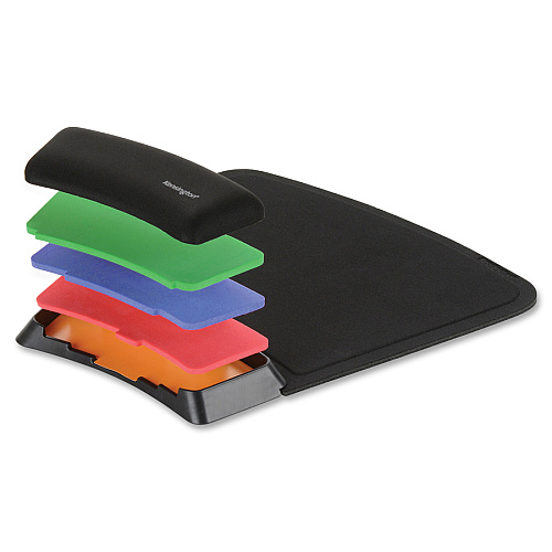 Kensington SmartFit Mouse Pad 10.38" Width x 10.25" Depth - Black - Gel, Fabric - 1 Each (55793)