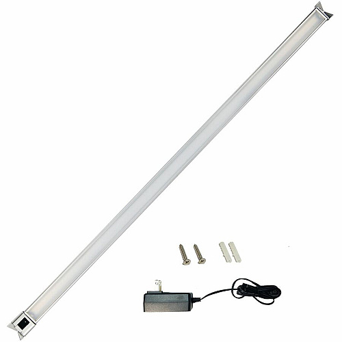 Lorell Under Cabinet Task Light 13 W LED Bulb - Adjustable Angle - 780 lm Lumens - Undercabinet Mountable - Silver - for Cabinet, Indoor (LLR13205)