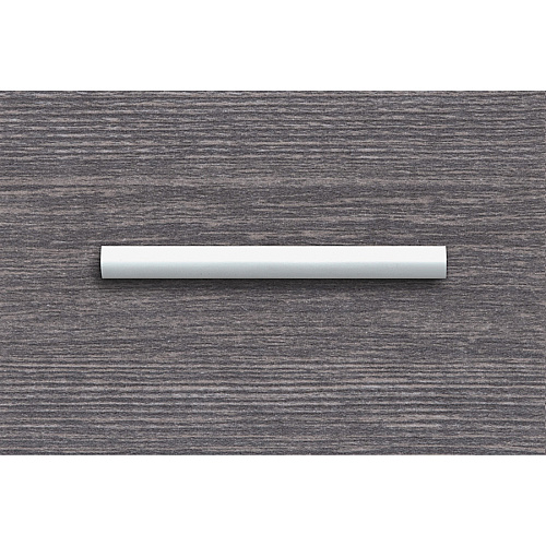 Lorell Chateau Series Laminate Drawer Modern Pulls Modern - 5.88" Width x 0.63" Depth x 1.13" Height - Aluminum Alloy - Silver - 2 / Pack (LLR34346)
