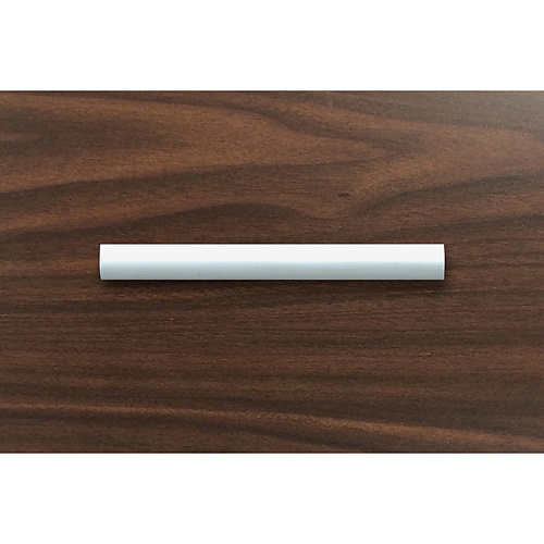 Lorell Chateau Series Laminate Drawer Modern Pulls Modern - 5.88" Width x 0.63" Depth x 1.13" Height - Aluminum Alloy - Silver - 2 / Pack (LLR34346)